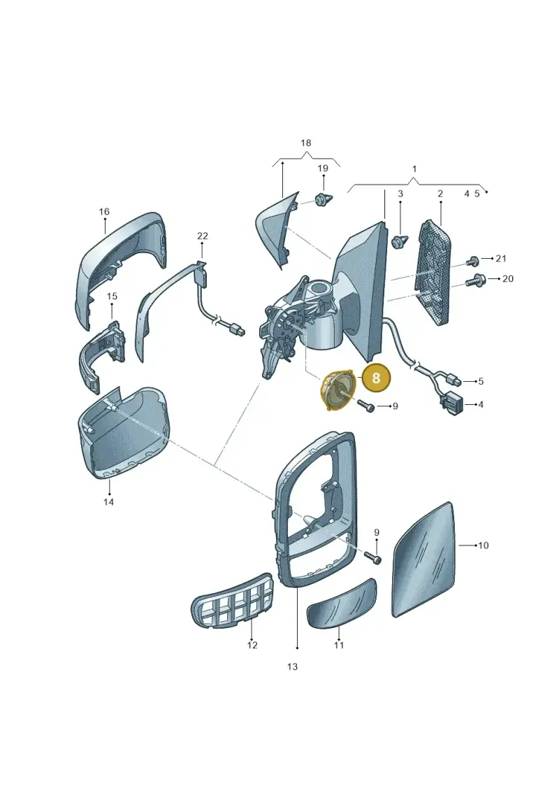 2E0857049 — Volkswagen MAN TGE 55 (2016-2021) diagram 806857400, position 8