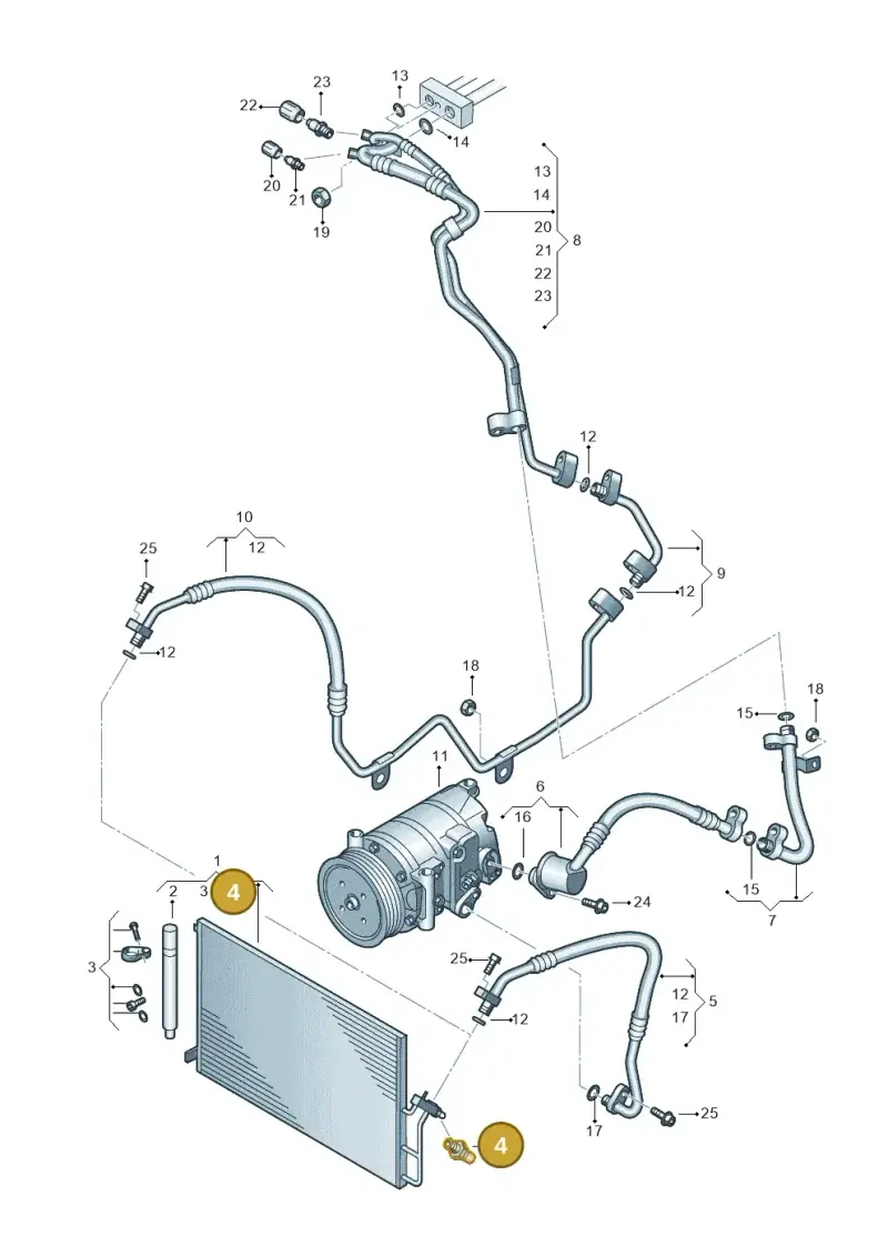 2E0907271D — Volkswagen Crafter 35 panel (2011-2016) diagram 483820200, position 4