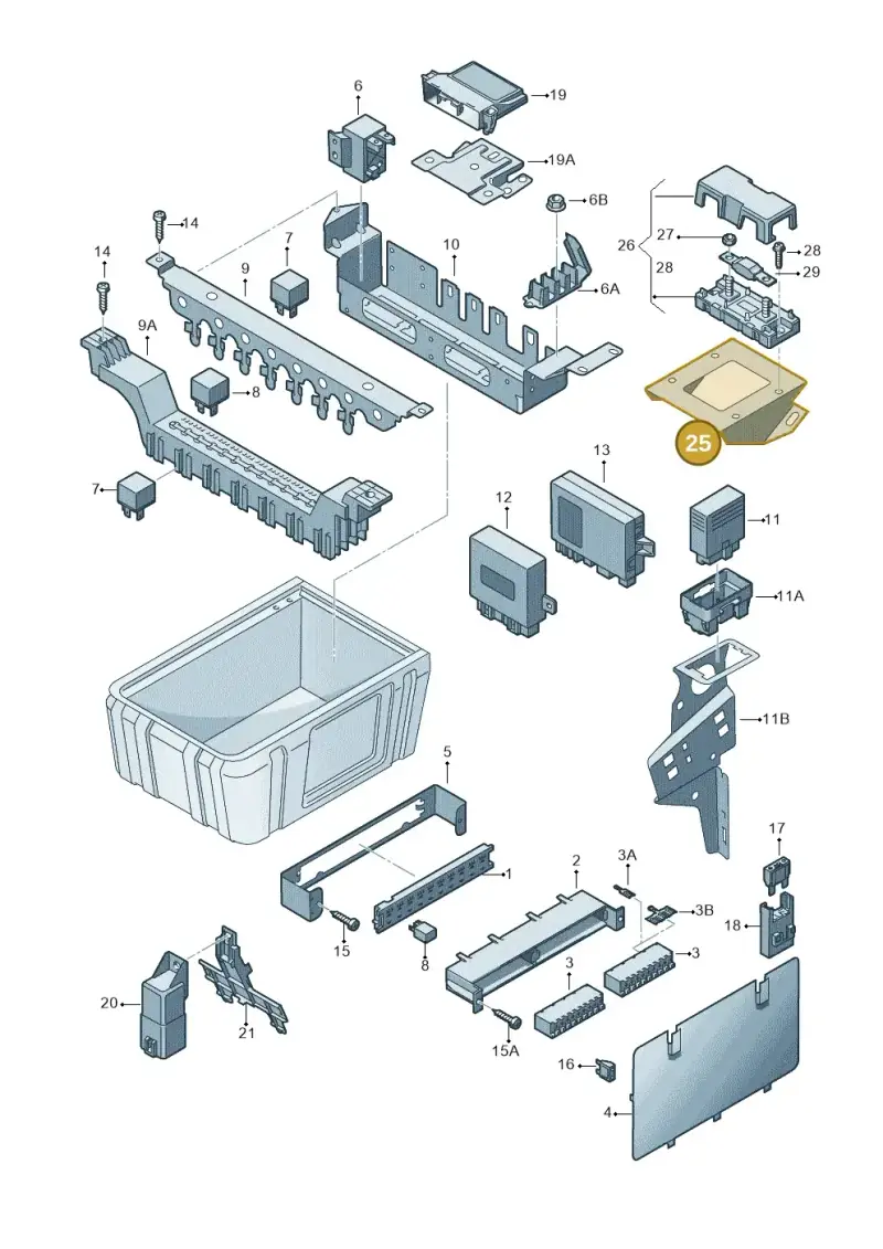 2E0915345J — Volkswagen CRAFTER                06> (2006-) diagram 483937200, position 25