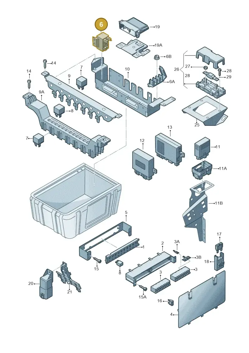 2E0943383 — Volkswagen CRAFTER                06> (2006-) diagram 483937200, position 6