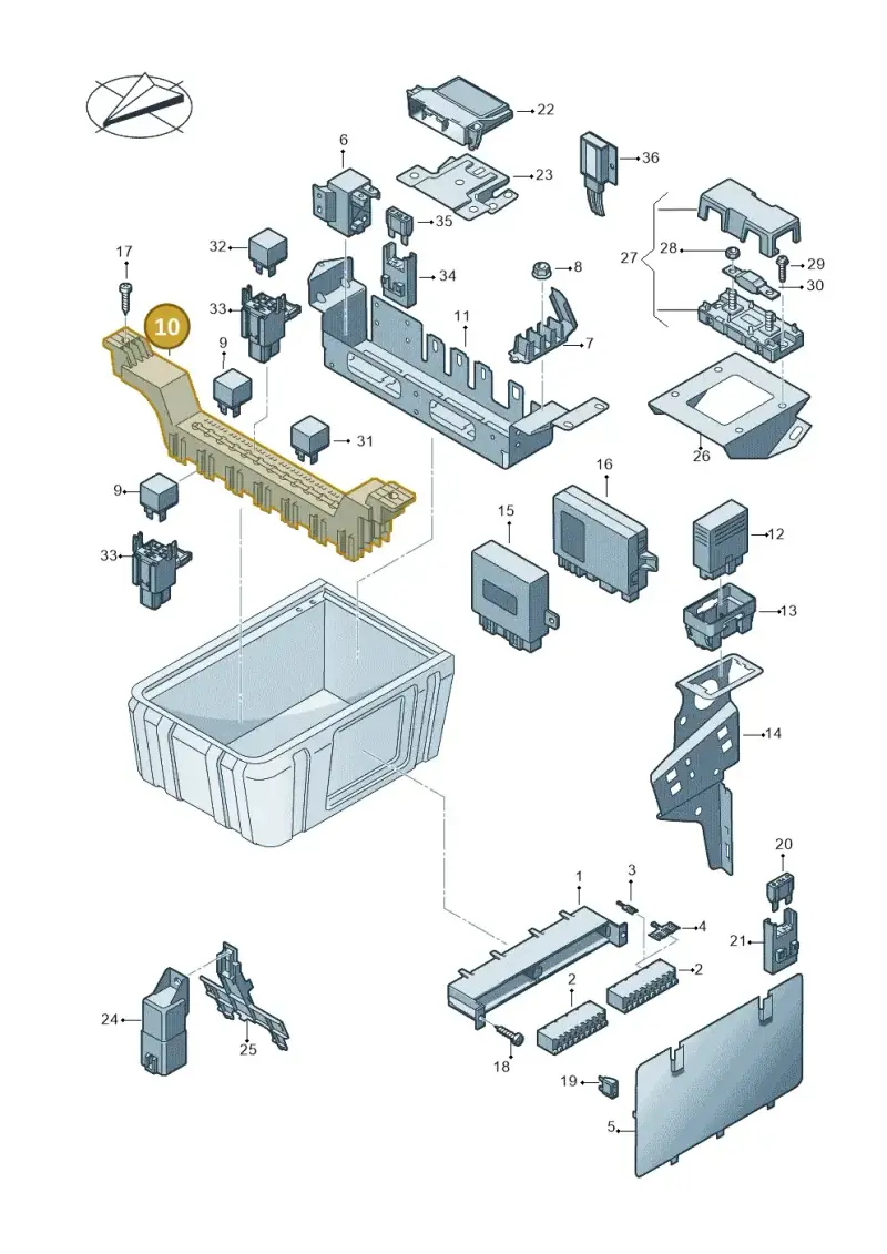 2E0971303T — Volkswagen Crafter 35 panel (2011-2016) diagram 722000010, position 10