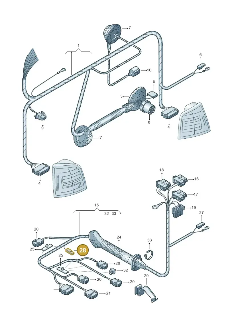 2E0971989E — Audi A3         "BR."M.06> (2005-2006) diagram 201972850, position 28