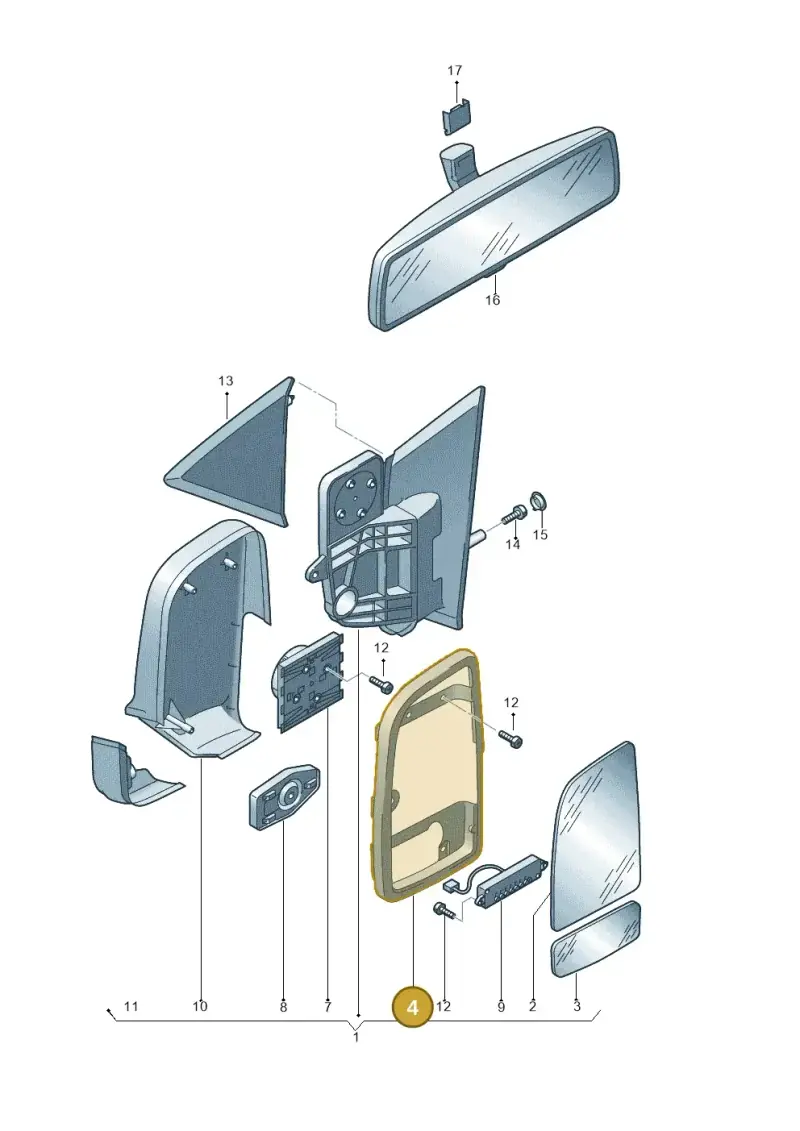 2E1857136 — Volkswagen CRAFTER                06> (2006-) diagram 483857400, position 4