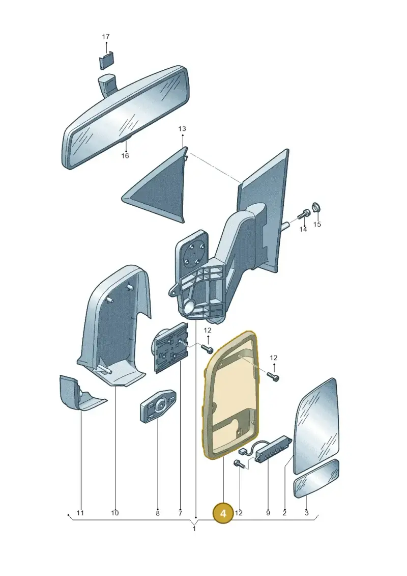 2E1857136A — Volkswagen CRAFTER                06> (2006-) diagram 483857450, position 4