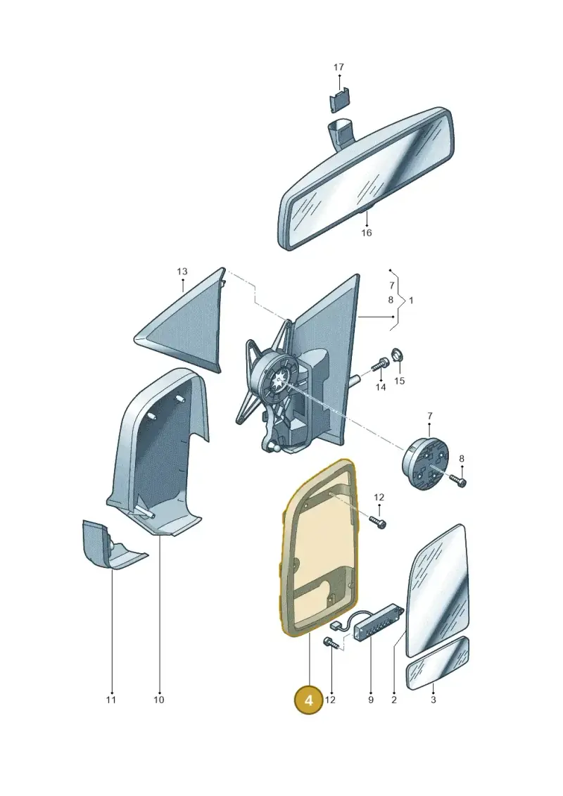 2E1857136A — Volkswagen Crafter 35 panel (2011-2016) diagram 722857400, position 4