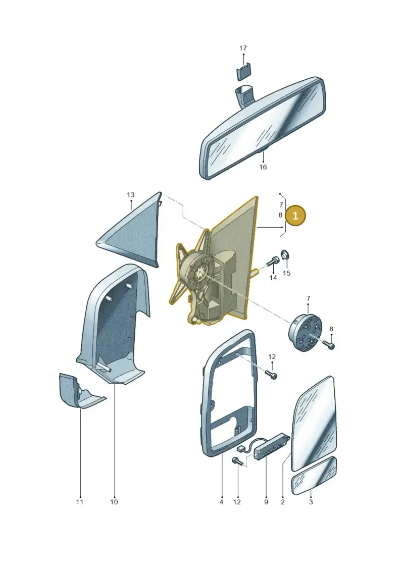 2E1857507A — Volkswagen Crafter 35 panel (2011-2016) diagram 722857400, position 1