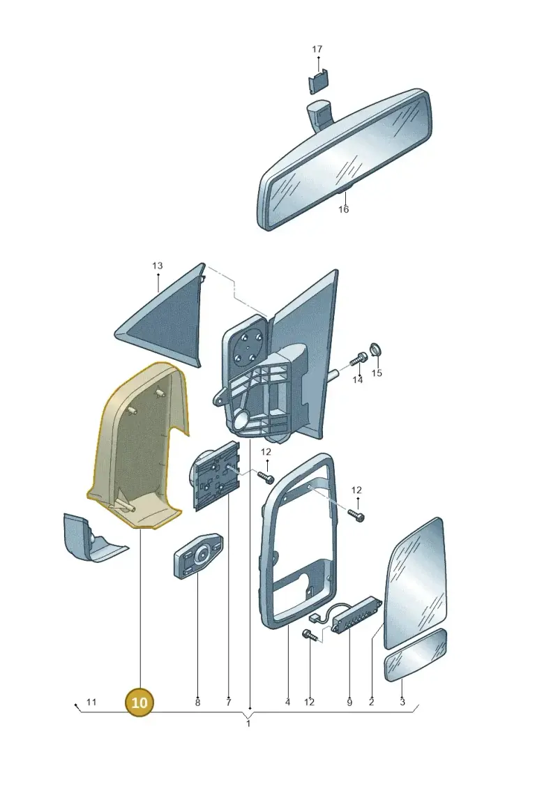 2E1857516B — Volkswagen CRAFTER                06> (2006-) diagram 483857400, position 10