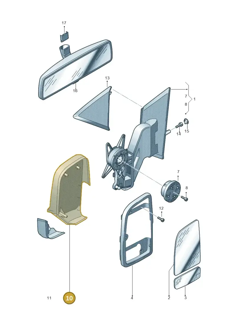 2E1857516B — Volkswagen Crafter 35 panel (2011-2016) diagram 722857450, position 10