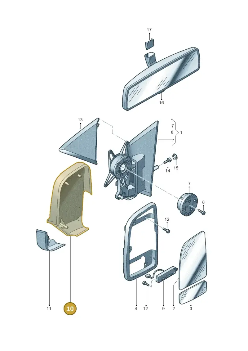 2E1857516B — Volkswagen Crafter 35 panel (2011-2016) diagram 722857400, position 10