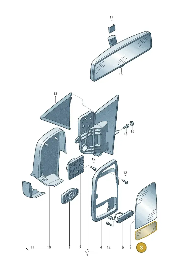 2E1857587E — Volkswagen CRAFTER                06> (2006-) diagram 483857400, position 3