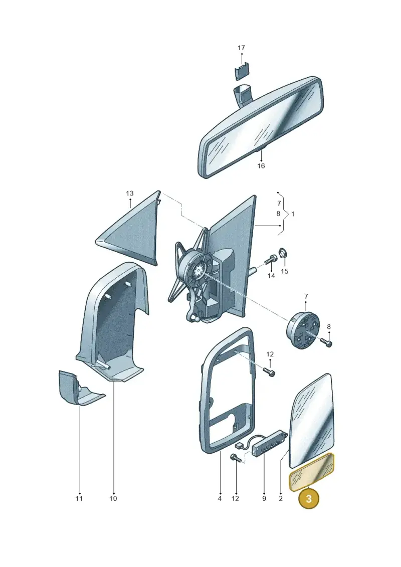 2E1857587E — Volkswagen Crafter 35 panel (2011-2016) diagram 722857400, position 3