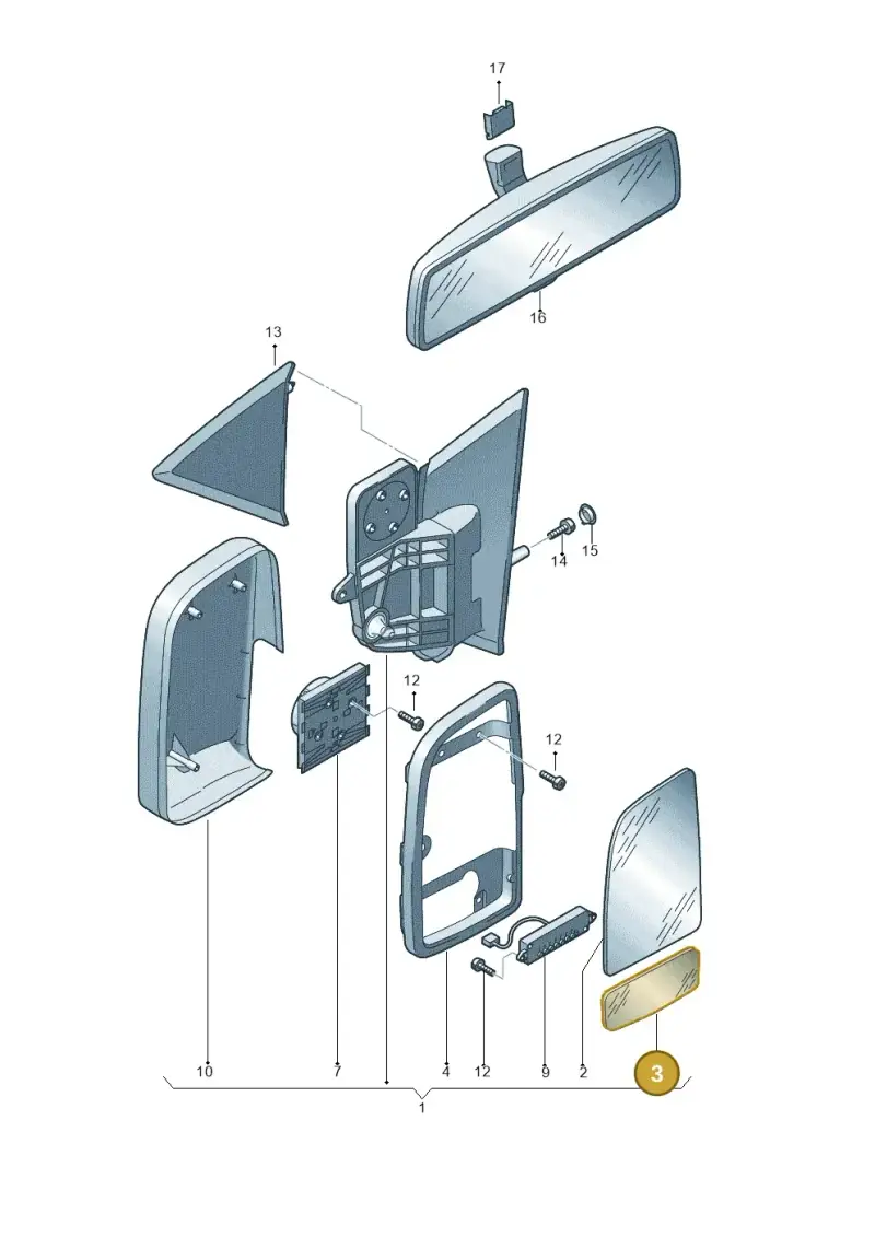 2E1857588E — Volkswagen CRAFTER                06> (2006-) diagram 483857420, position 3