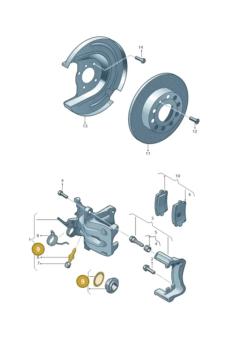 2G0698671 — Volkswagen New Passat (2015-2022) diagram 781615500, position 9