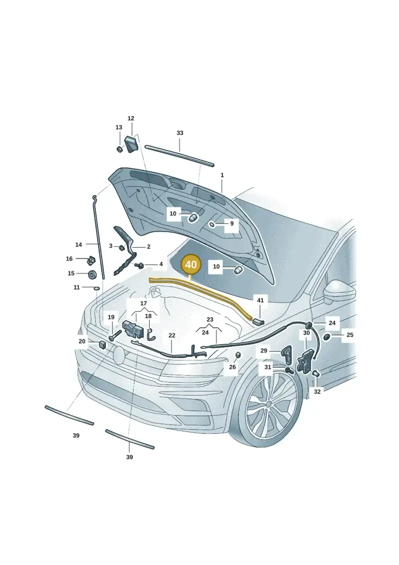 2G0823723 — Volkswagen Lavida XR (2023-) diagram 67c823000, position 40