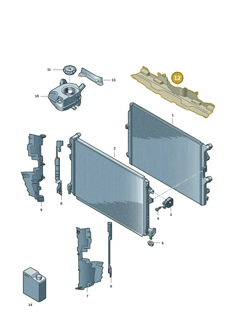 2G7121341E — Volkswagen Taigo (2021-2024) diagram 2f0122640, position 12