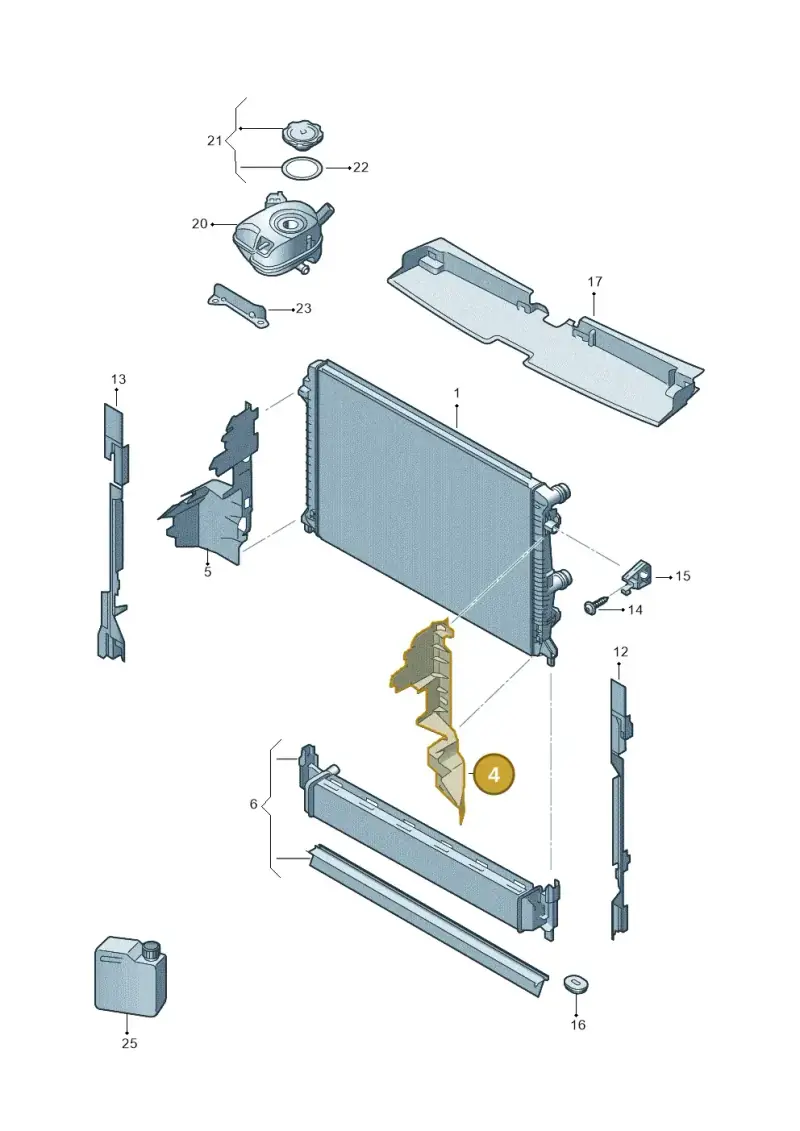 2GA121283 — Volkswagen T-Roc convertible 1.5 (2019-2024) diagram 813122000, position 4