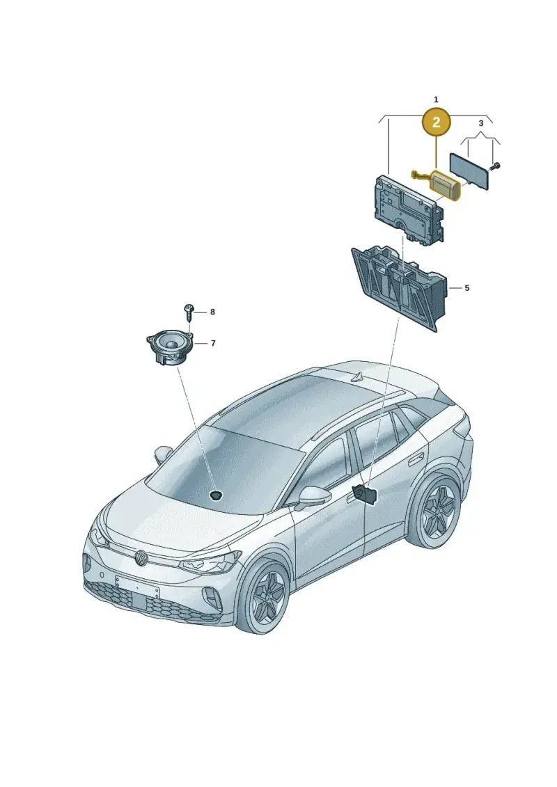 2GA915989 — Volkswagen ID.4 Pro (2020-2023) diagram 11a035060, position 2
