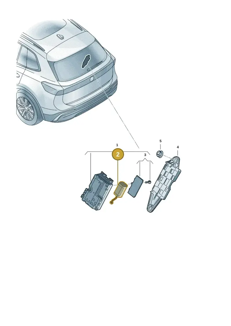 2GA915989 — Volkswagen Tiguan 2.0 (2023-) diagram 57x035600, position 2