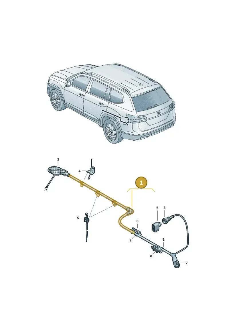 2GA927902F — Volkswagen Taos 1.4 (2021-2023) diagram 3cm927002, position 1