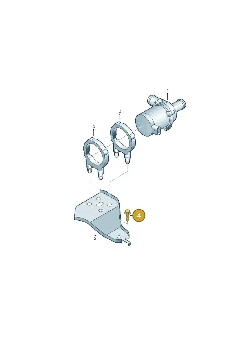 2H0121653 — Volkswagen Amarok twin cab (2012-2016) diagram 683965000, position 4