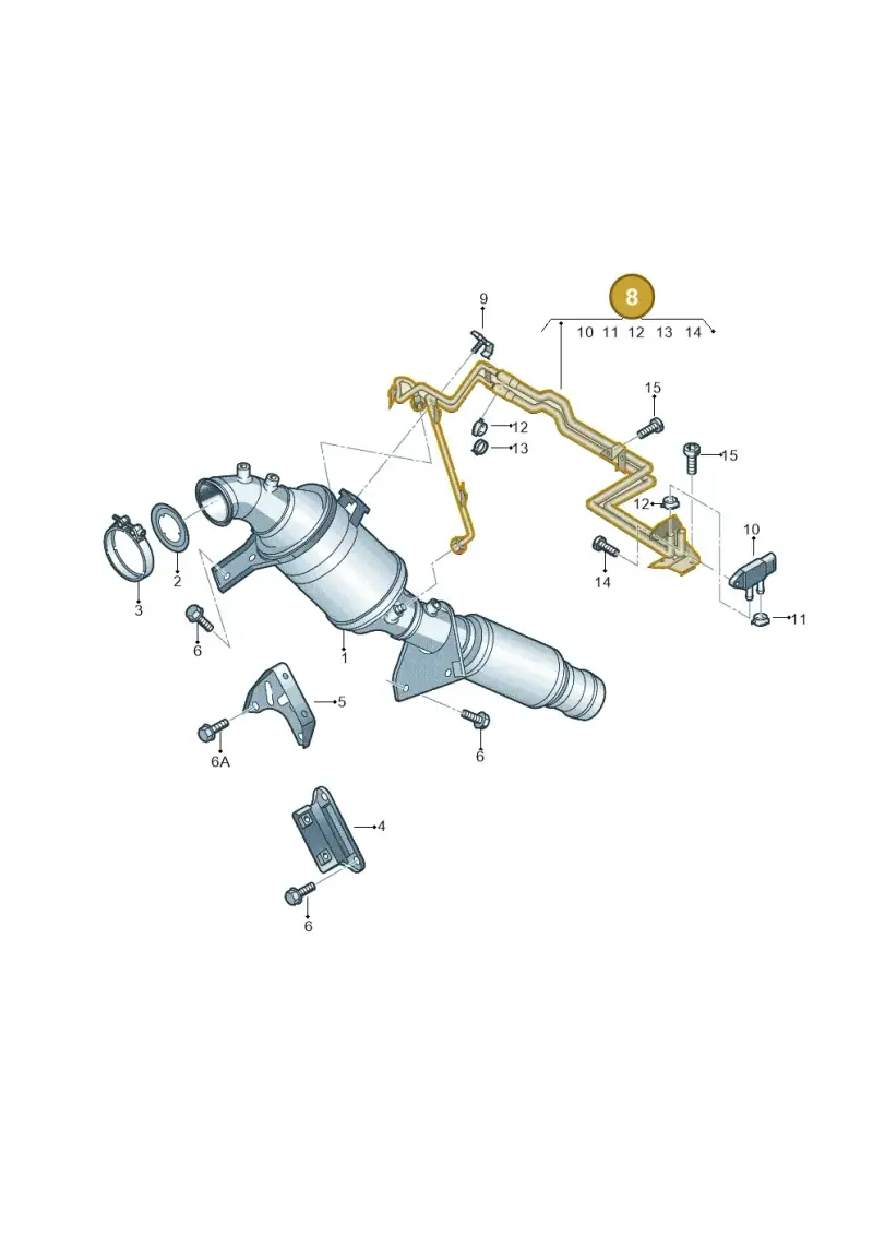 2H0131552B — Volkswagen Amarok twin cab (2022-) diagram 749253600, position 8