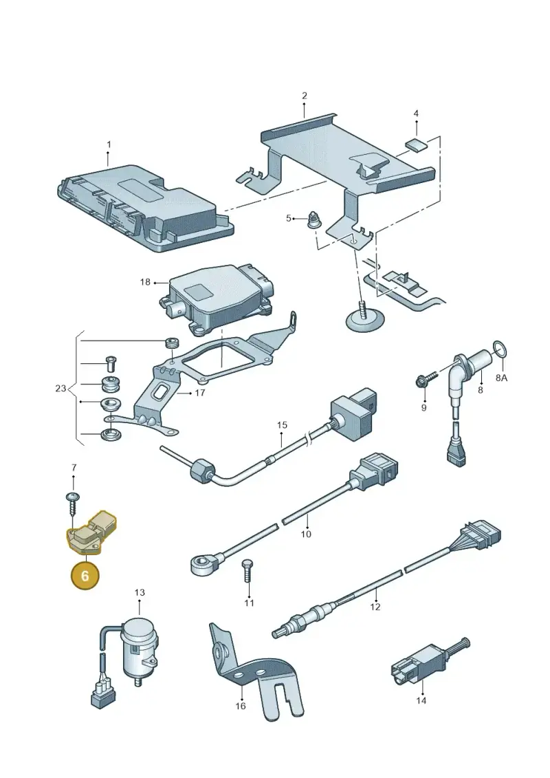 2H0145049 — Volkswagen Amarok twin cab (2009-2012) diagram 409906300, position 6
