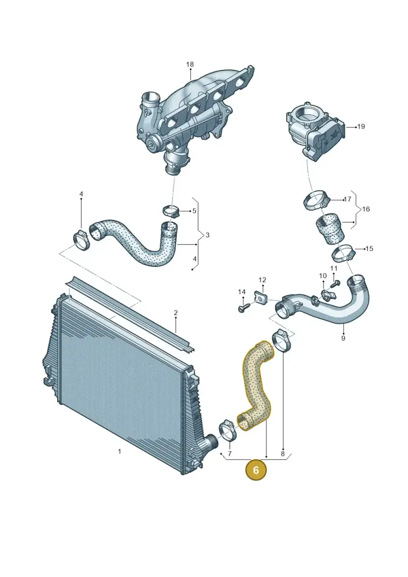 2H0145708F — Volkswagen Amarok twin cab (2022-) diagram 683145870, position 6