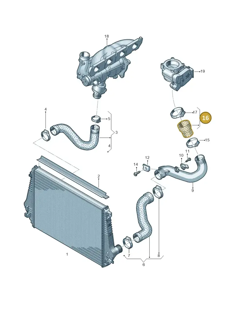2H0145709 — Volkswagen Amarok twin cab (2022-) diagram 683145870, position 16