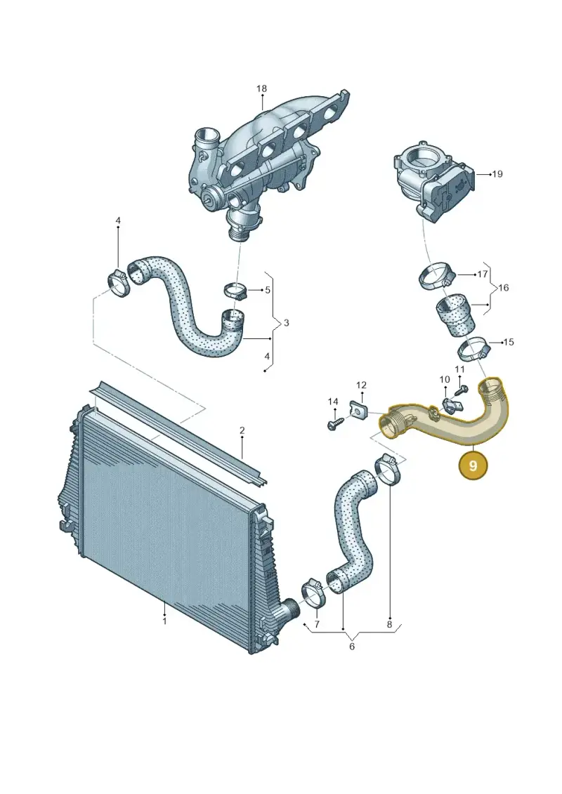 2H0145762 — Volkswagen Amarok twin cab (2022-) diagram 683145890, position 9