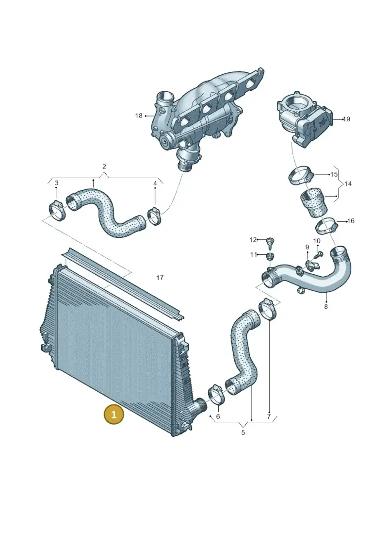 2H0145804D — Volkswagen Amarok twin cab (2016-2022) diagram 683145800, position 1