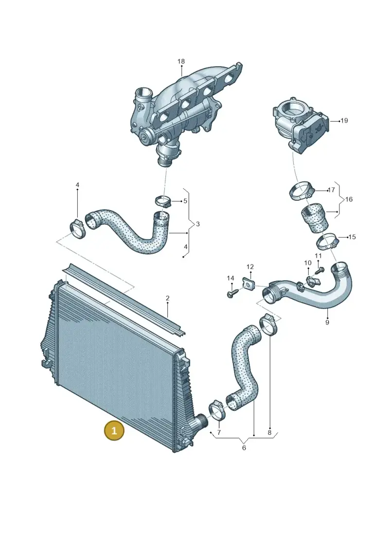 2H0145804D — Volkswagen Amarok twin cab (2022-) diagram 683145870, position 1