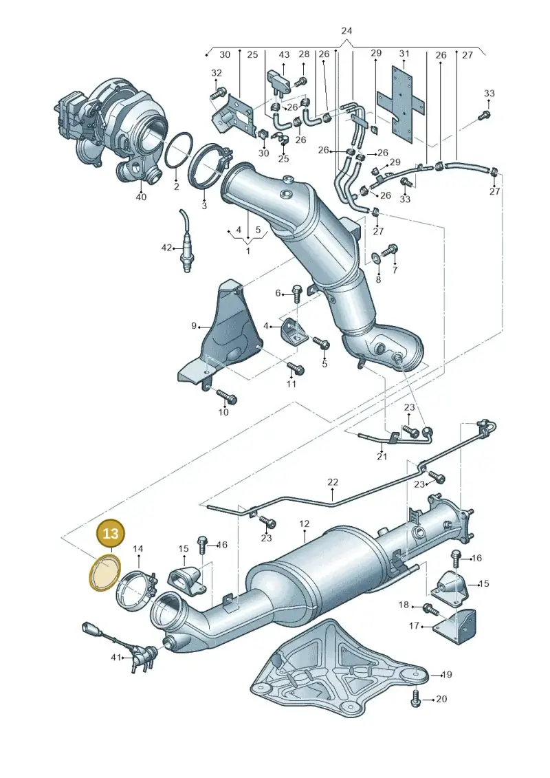 2H0253115 — Volkswagen Amarok twin cab (2022-) diagram 894253480, position 13