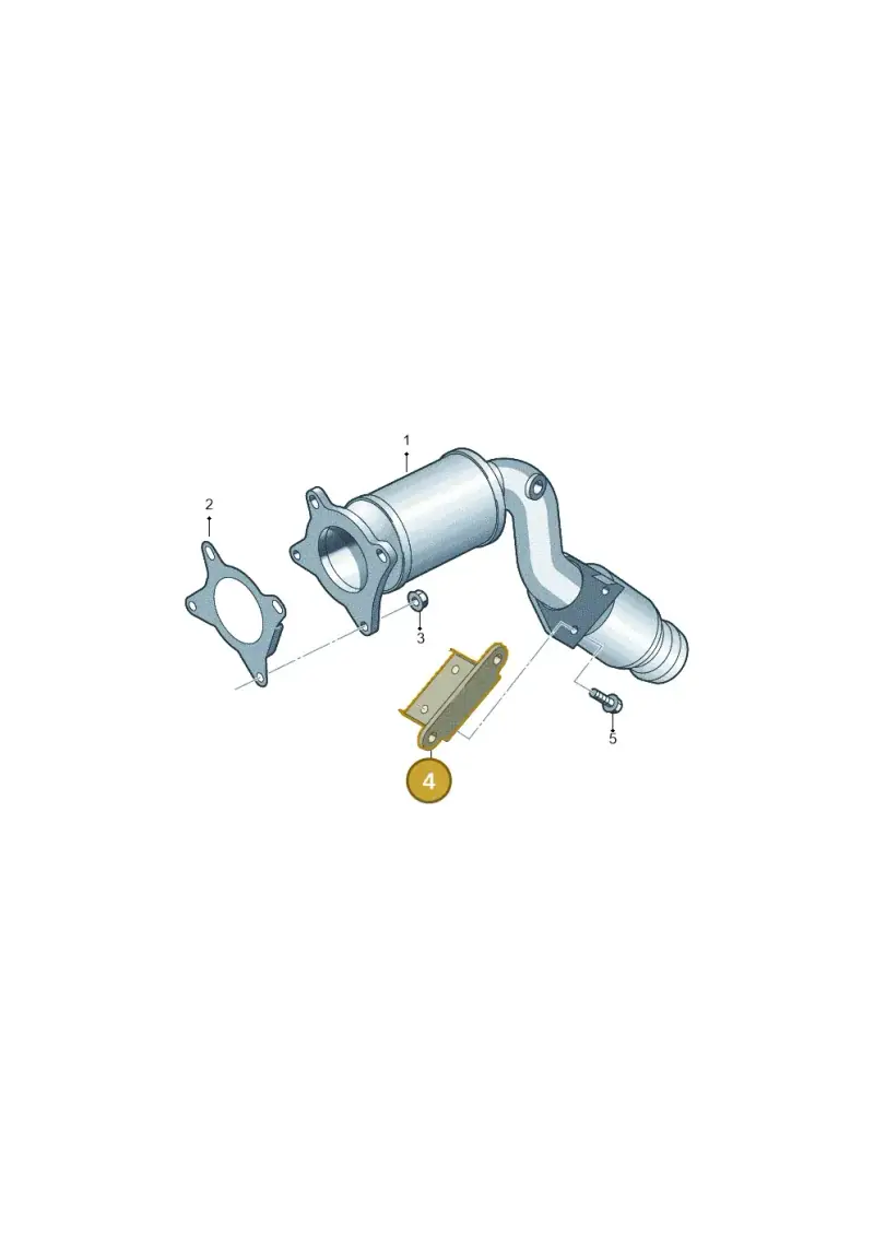 2H0253128C — Volkswagen Amarok twin cab (2016-2022) diagram 683253500, position 4