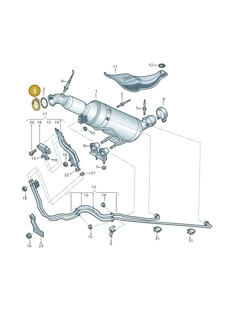 2H0253725 — Volkswagen Crafter 35 panel (2011-2016) diagram 722253650, position 3