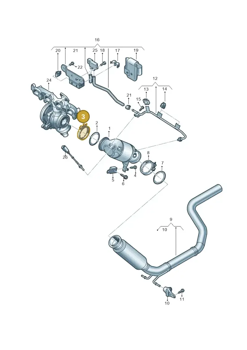 2H0253725 — Volkswagen MAN TGE 55 (2016-2021) diagram 806253010, position 3