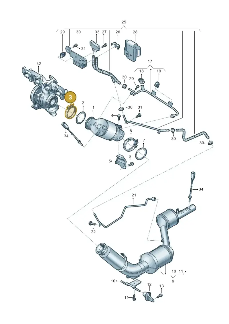 2H0253725 — Volkswagen MAN TGE 55 (2016-2021) diagram 806253100, position 3