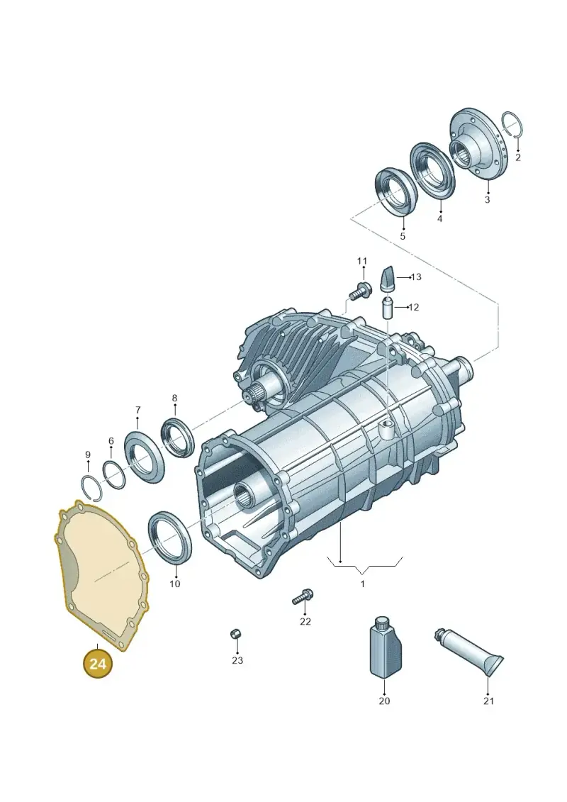 2H0301197A — Volkswagen Amarok twin cab (2022-) diagram 683341150, position 24