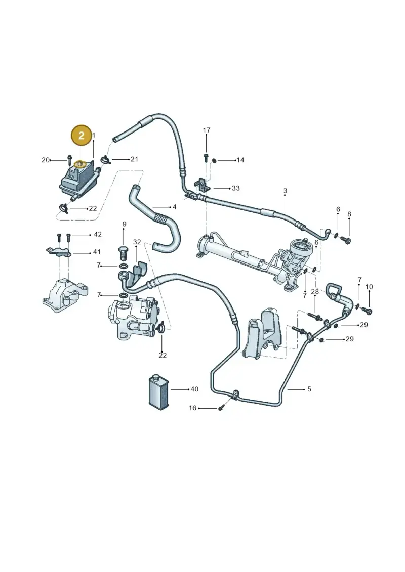 2H0422376 — Volkswagen Saveiro (2013-) diagram 553422450, position 2