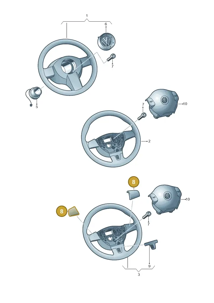 2H0498685A81U — Volkswagen Amarok twin cab (2012-2016) diagram 683419200, position 8