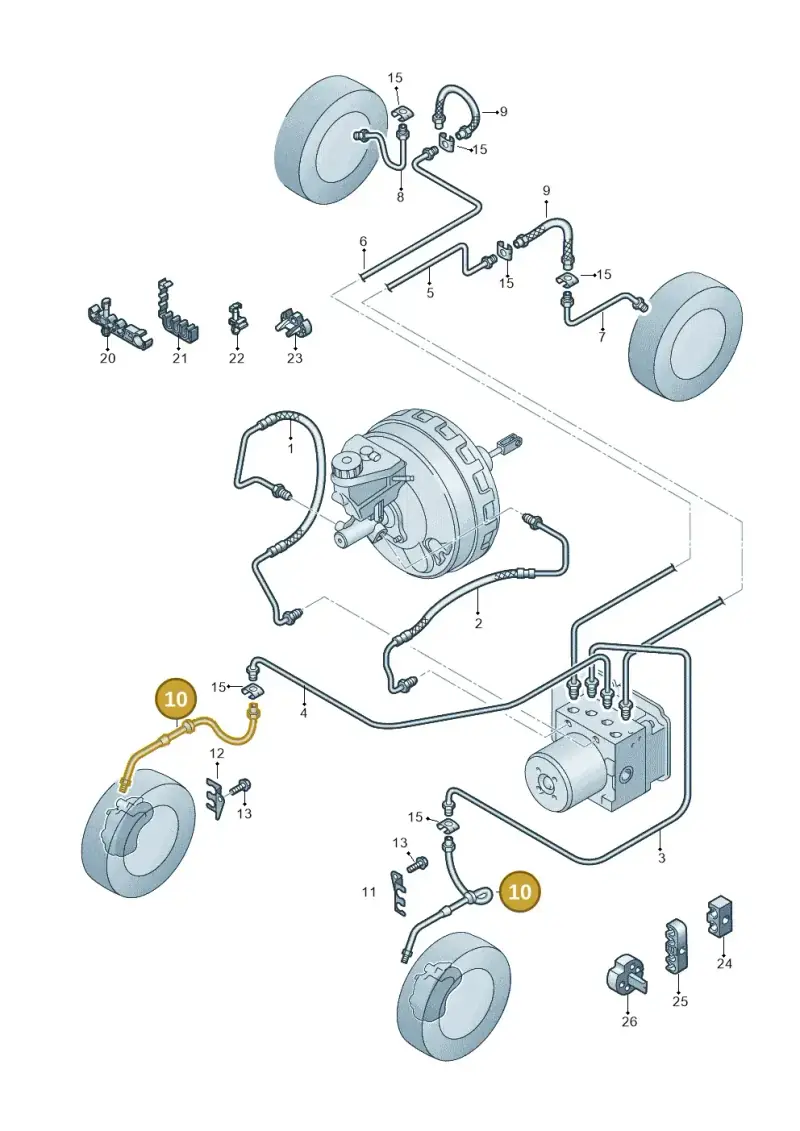 2H0611701B — Volkswagen Amarok twin cab (2022-) diagram 894611200, position 10