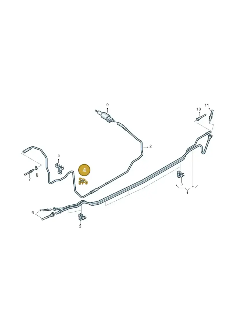 2H0611793 — Volkswagen Amarok twin cab (2012-2016) diagram 683201200, position 4