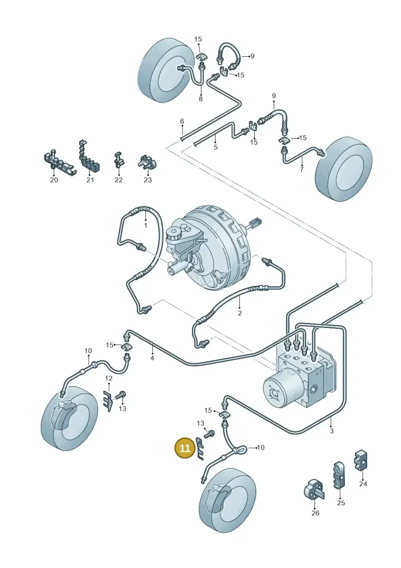 2H0614513A — Volkswagen Amarok twin cab (2022-) diagram 894611200, position 11