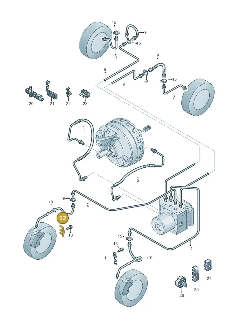 2H0614514A — Volkswagen Amarok twin cab (2022-) diagram 894611200, position 12