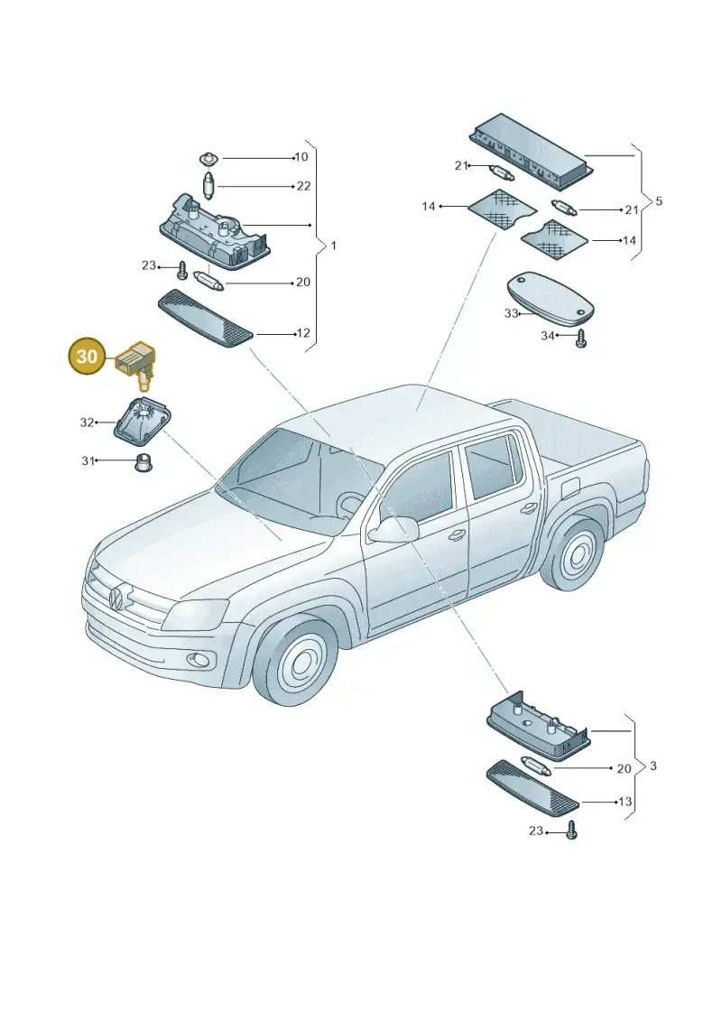 2H0919238A — Volkswagen Amarok (2022-) diagram 683947000, position 30