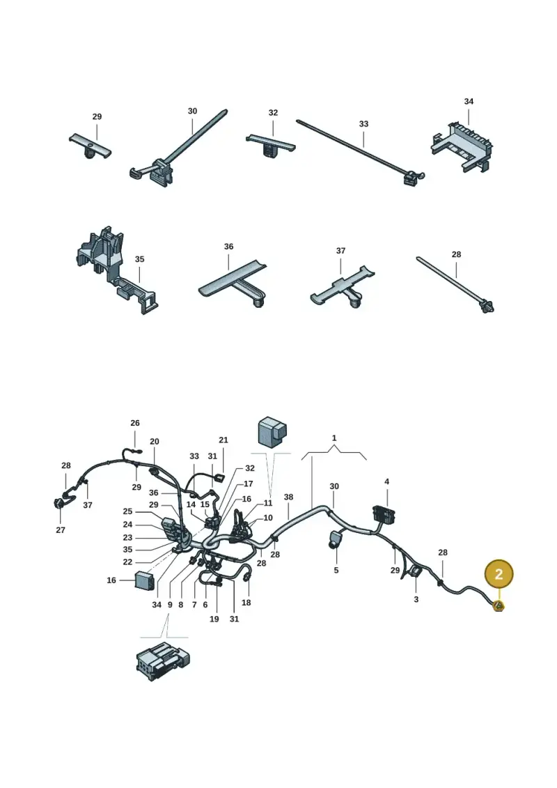 2H0937724 — Volkswagen Amarok twin cab (2022-) diagram 2ha971084, position 2