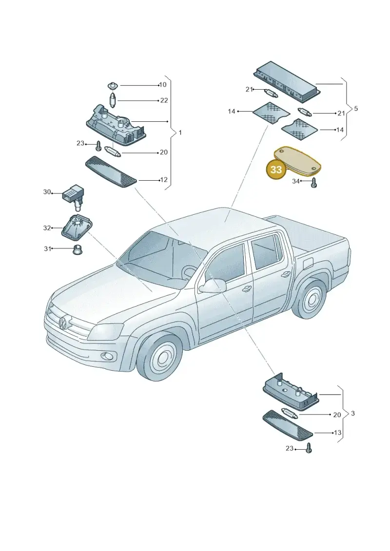 2H0947123 — Volkswagen Amarok (2022-) diagram 683947000, position 33