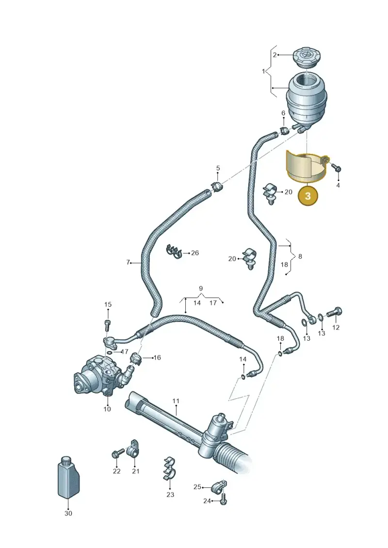 2H0959195B — Volkswagen Amarok twin cab (2022-) diagram 683422500, position 3