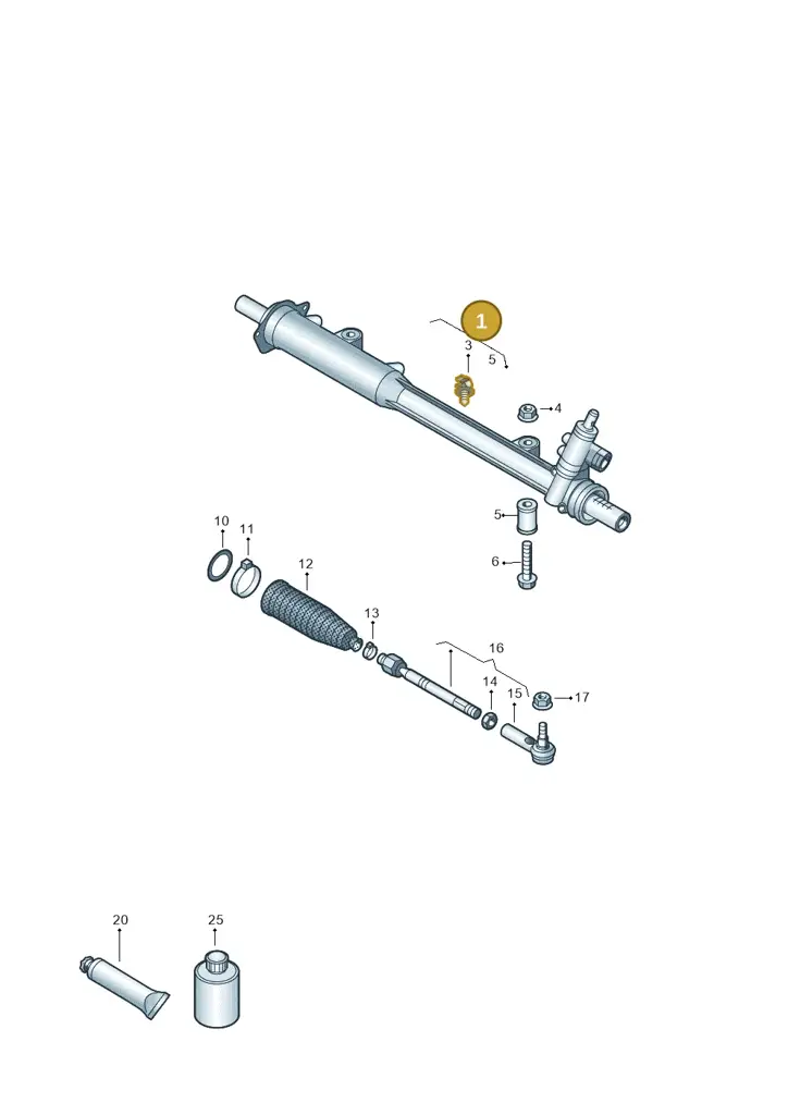 2H1422061J — Volkswagen Amarok twin cab (2016-2022) diagram 894422040, position 1