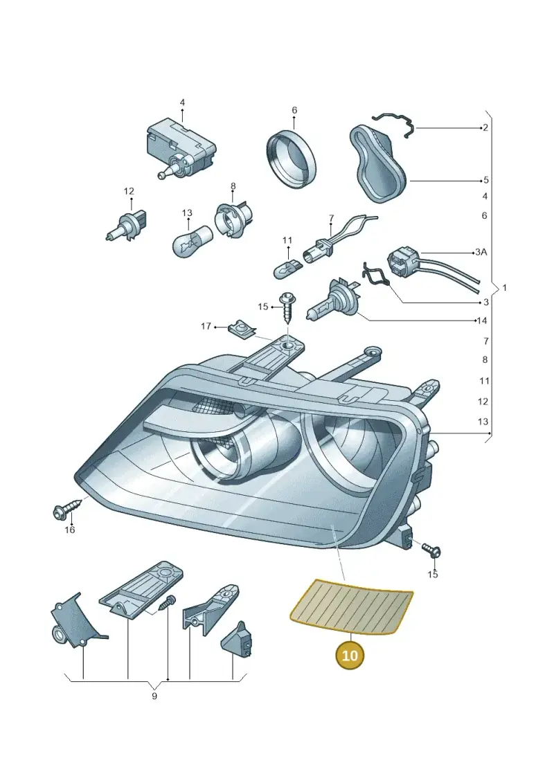 2H1998981 — Volkswagen Amarok twin cab (2012-2016) diagram 683941000, position 10