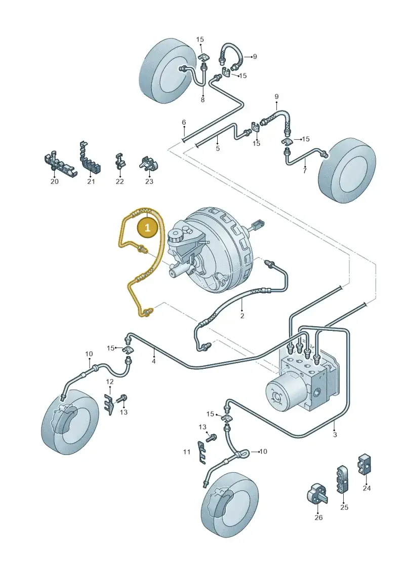 2H3614741 — Volkswagen Amarok twin cab (2022-) diagram 894611200, position 1